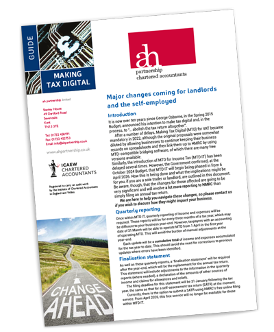 MTD Report Cover